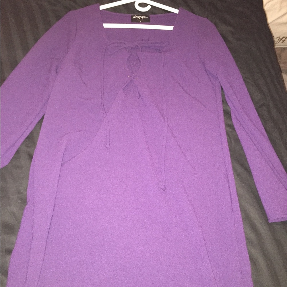 Nasty Gal tie dress